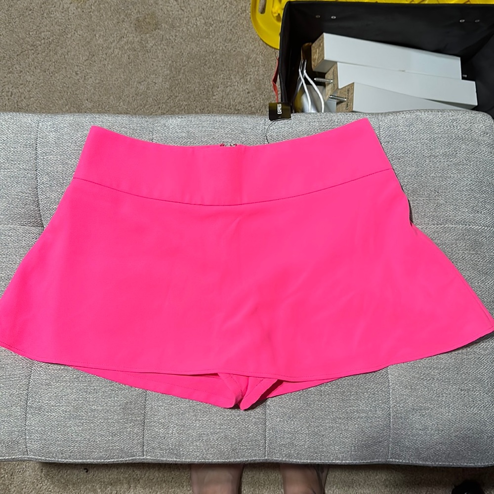 Neon pink skort new with tags